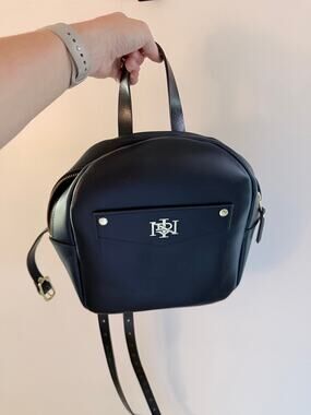 Brand New Howl and Hide Navy Leather Laurel Mini Daypack Backpack
